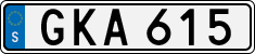 License plate of Sweden, Regular plates