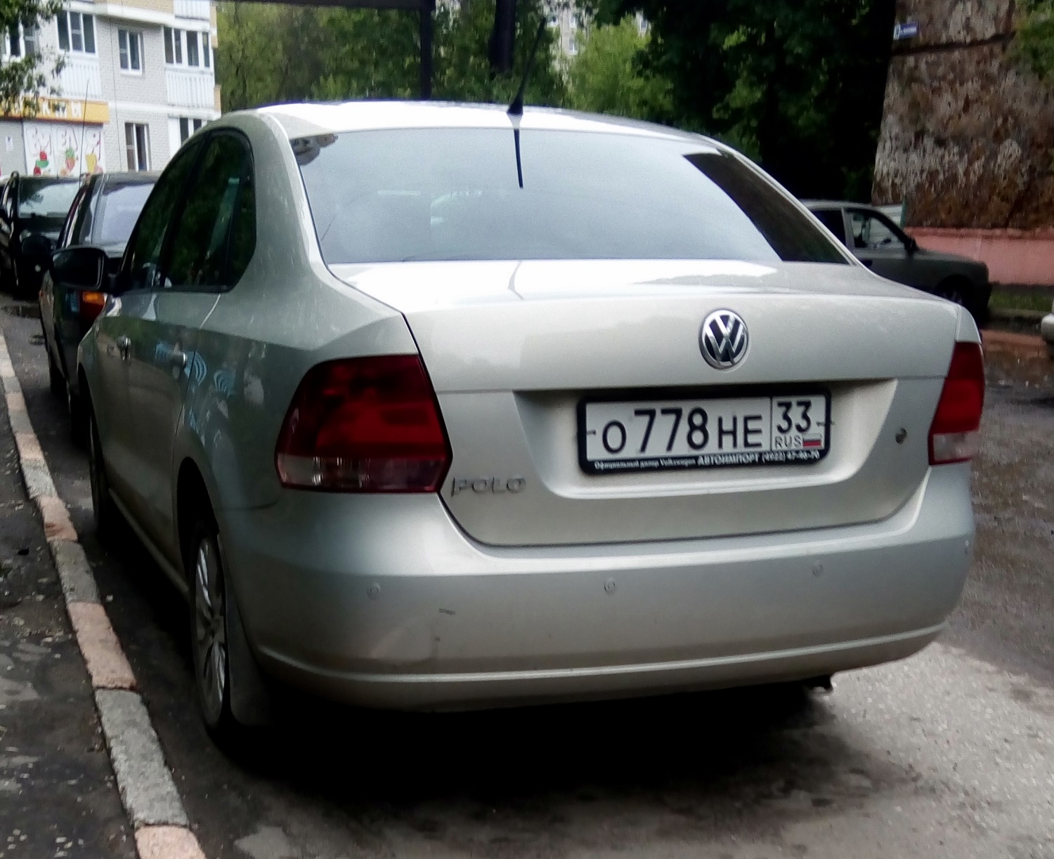 о 778 не 33, Volkswagen Polo 5th gen Sedan (A05), 2010­–2015