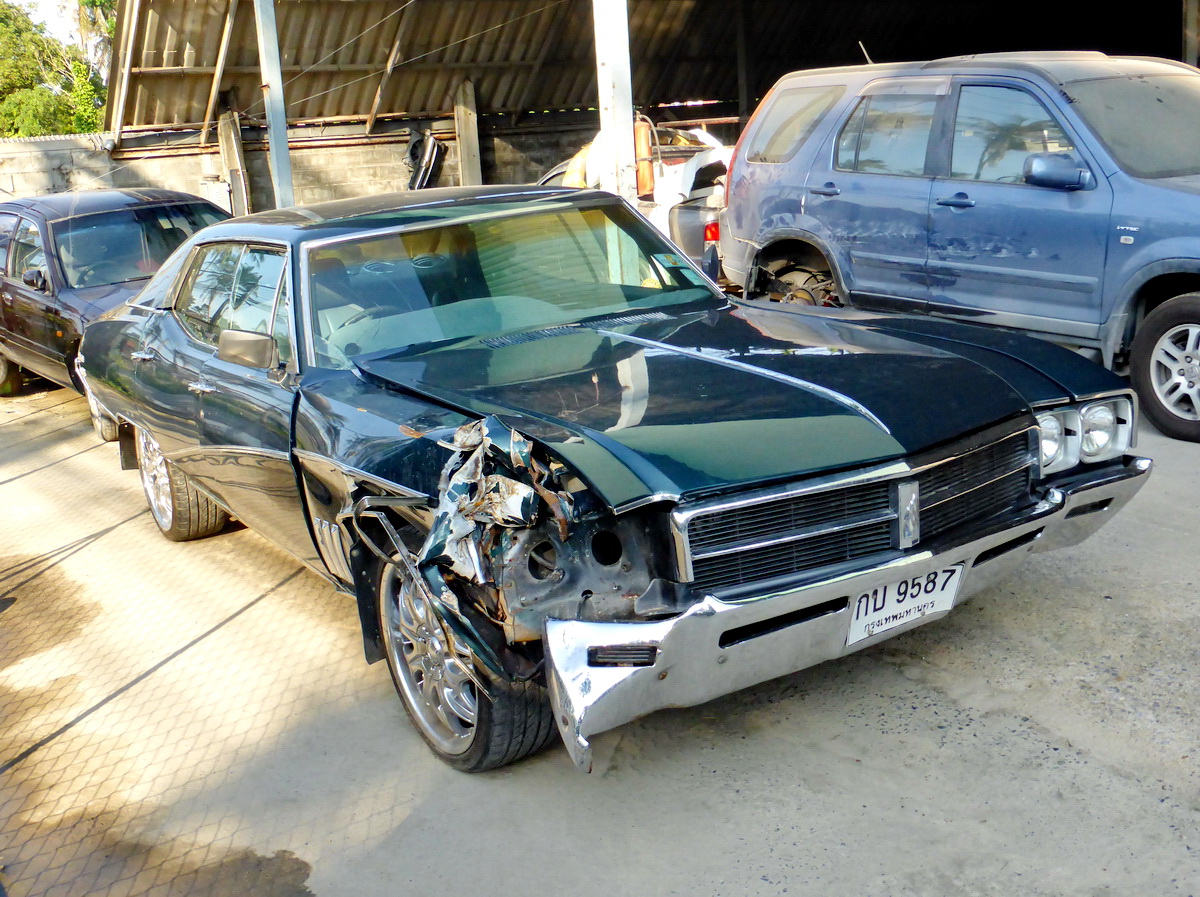 กบ 9587, Buick Skylark 3rd gen 1969 4-door Hardtop (44439; A-body), 1st facelift, 1968–1969