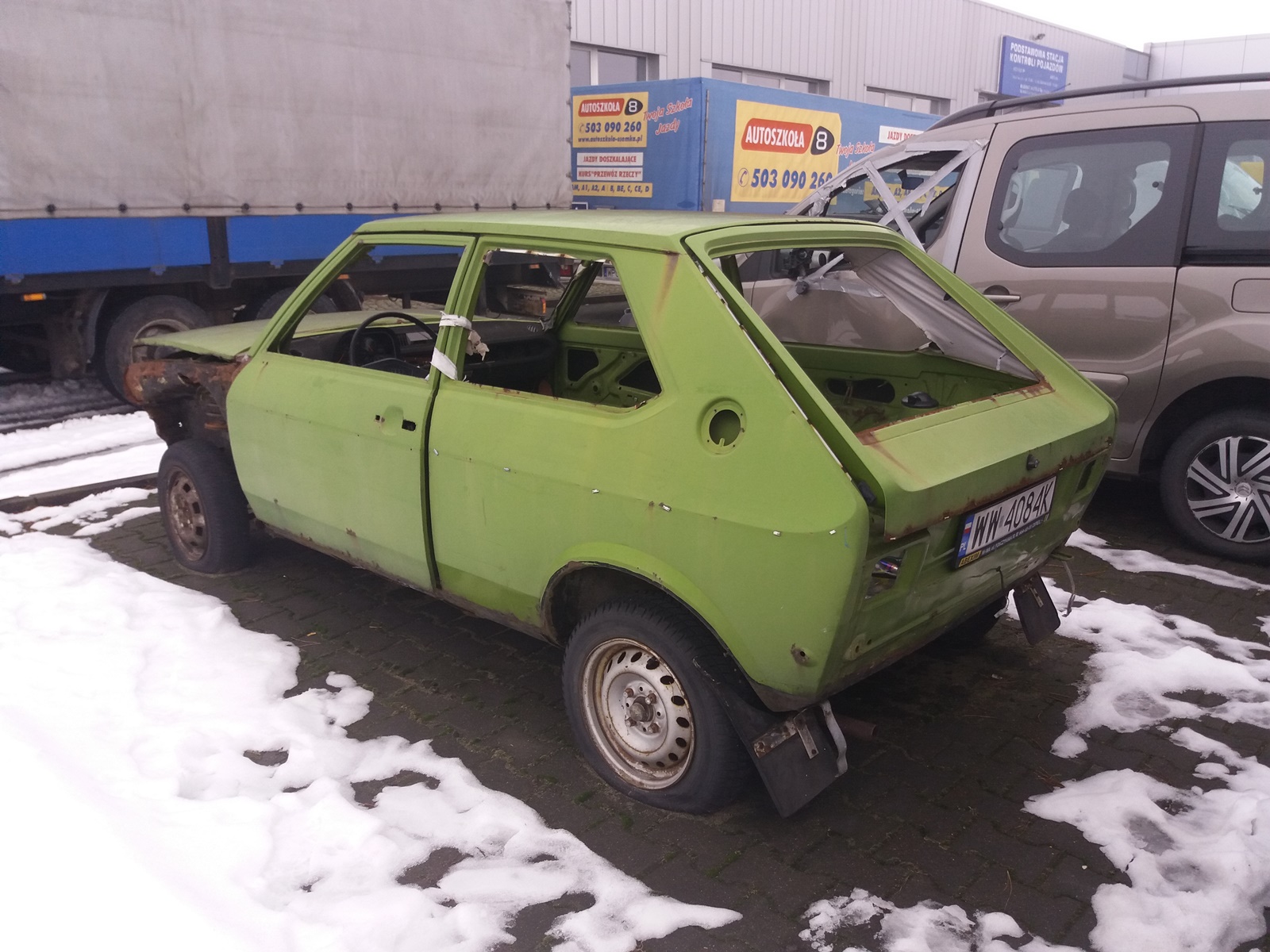 WW 4084K, Audi 50 1st gen (86), 1974–1978