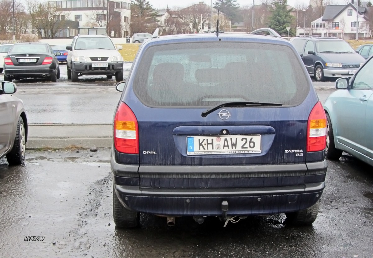 KH AW 26, Opel Zafira 1st gen (A; T98), 1999–2005