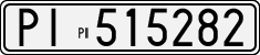 License plate of Italy, Cars (1927 year series)