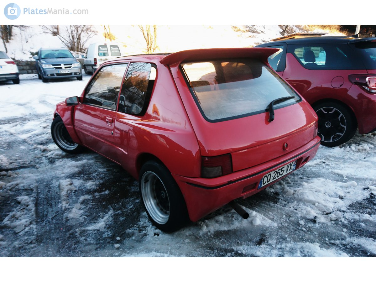CQ-265-VX, Peugeot 205 1st gen 3-door Hatch (20A/C), 1983–1998