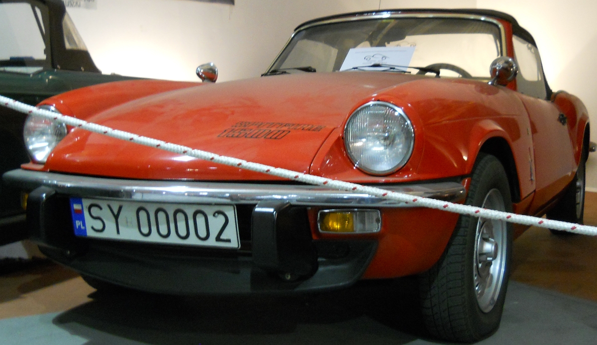 SY 00002, Triumph Spitfire 2-door Roadster (MkIV/1500), 1970–1980