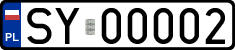 License plates of Poland, Regular car plates