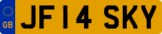 License plate of the United Kingdom, 2001 year system