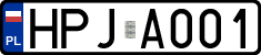 License plates of Poland, Authorities