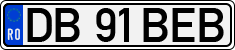 License plate of Romania, Regular plates