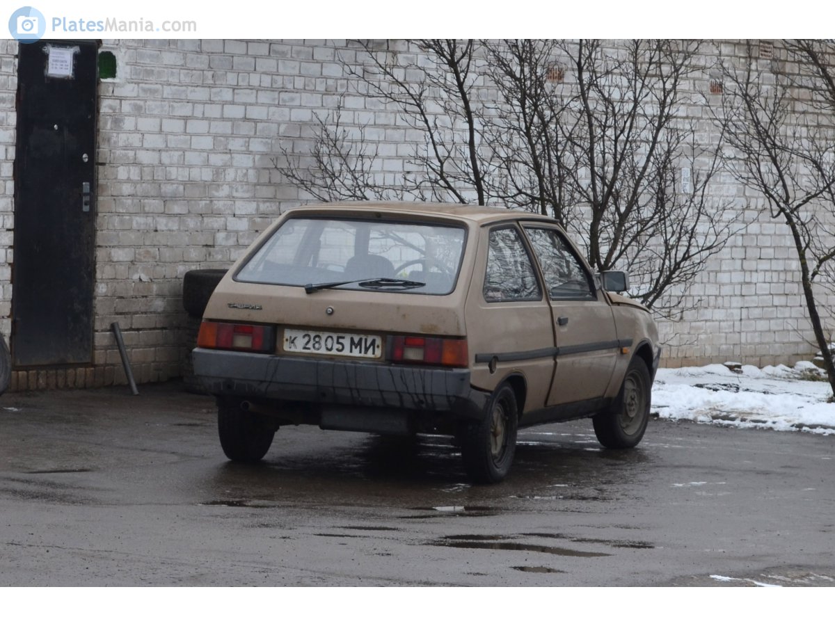 к 2805 МИ, ZAZ 1102 1102 Таврия (Tavria) Hatch, 1987–2007