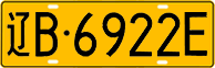 License plate of China, Trucks and buses