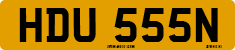 License plate of the United Kingdom, 1963 year system