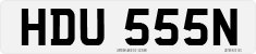 License plate of the United Kingdom, 1963 year system