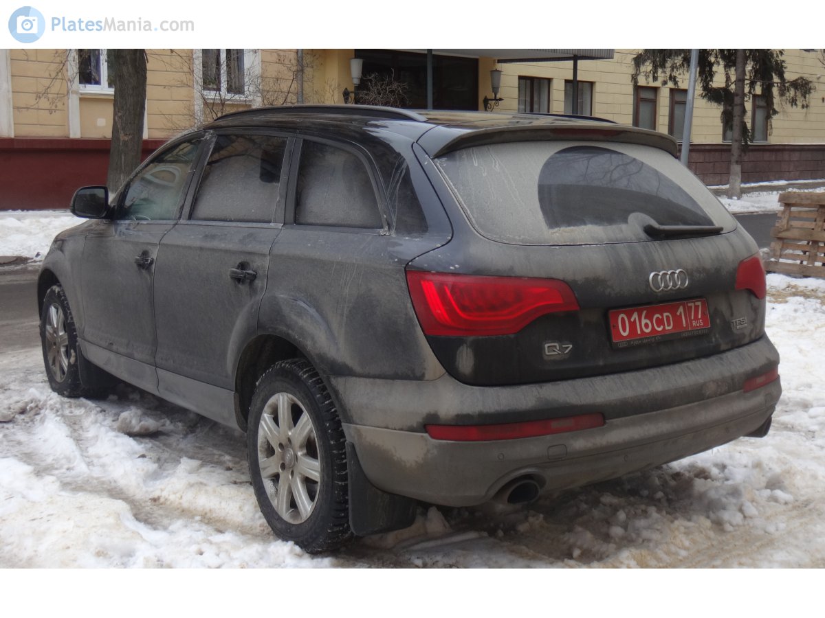 016 CD 1 77, Audi Q7 1st gen (4LB), facelift, 2009–2015