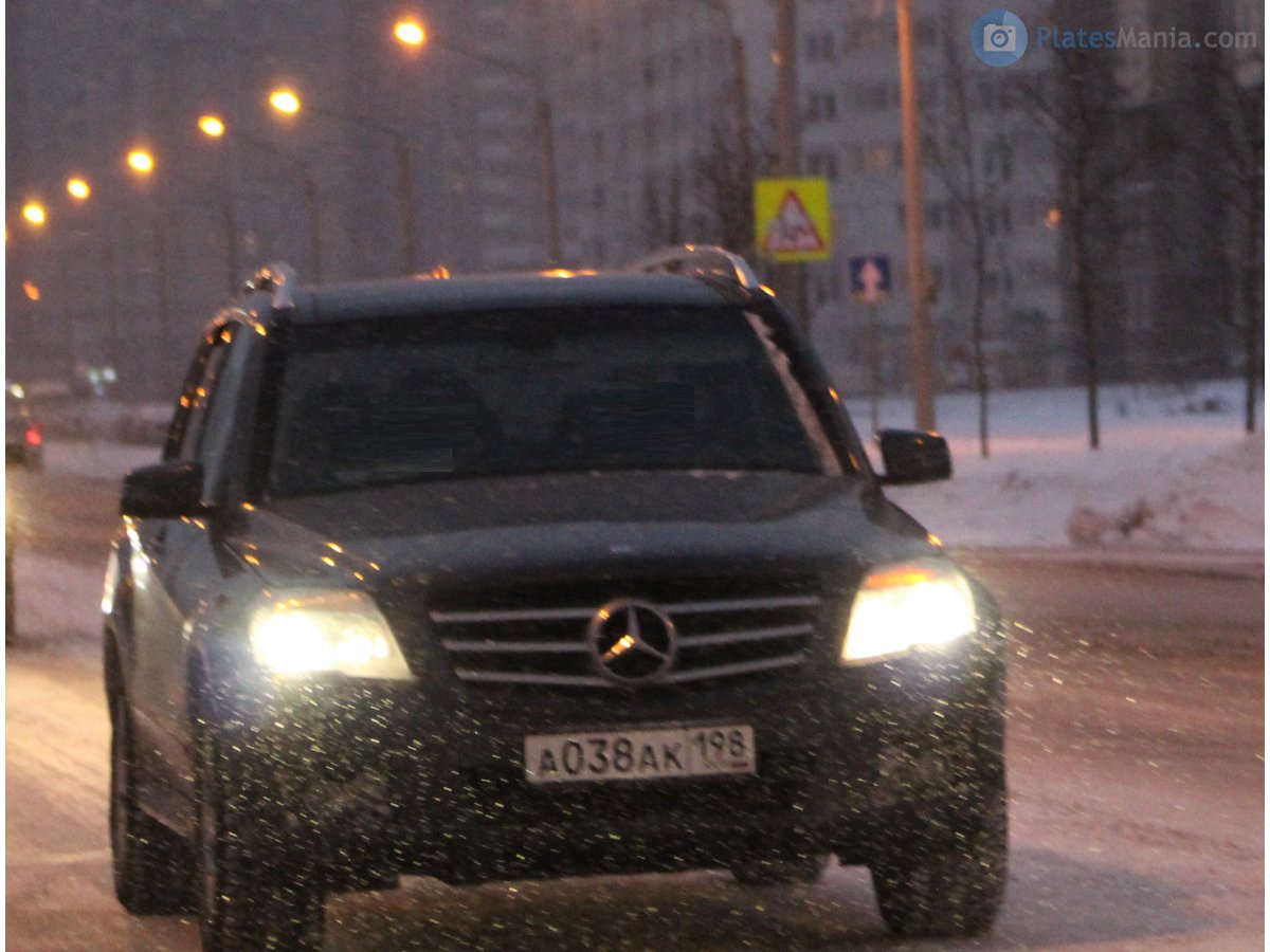 а 038 ак 198, Mercedes-Benz GLK-Klasse 1st gen (X204), 2008–2012