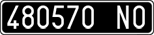 License plate of Italy, Cars (1927 year series)