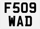 License plate of the United Kingdom, 1983 year system
