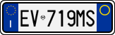 License plate of Italy, Cars (1994 year series)