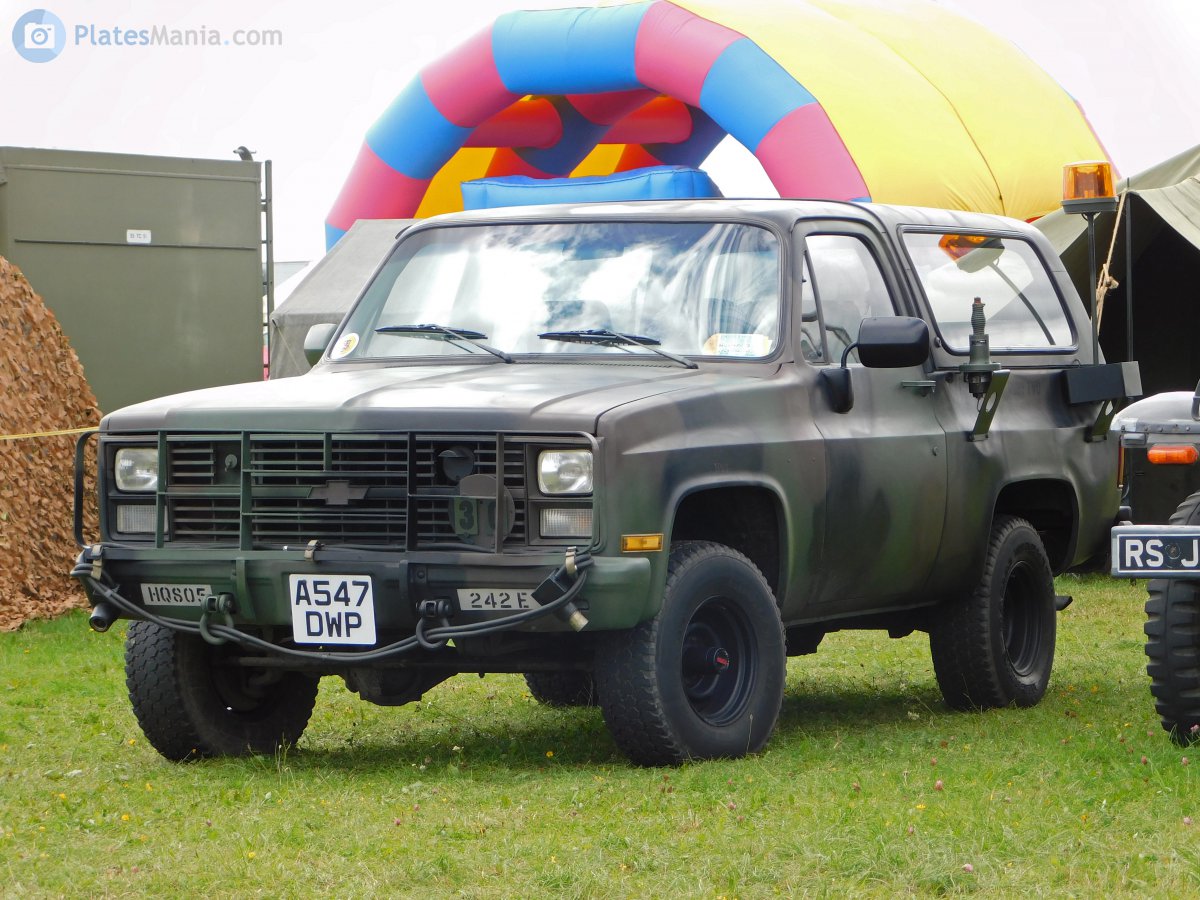 A547DWP, Chevrolet CUCV M1009 SUV, 1984–1987