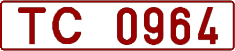 License plate Belarus, Trucks and buses (1992)