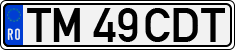 License plate of Romania, Regular plates