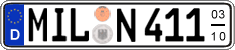German license plate, Seasonal plates