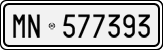 License plate of Italy, Cars (1927 year series)