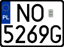 License plates of Poland, Regular car plates