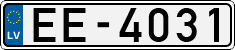 License plate of Latvia, Regular car plates