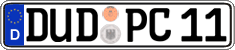 German license plate, Regular plates
