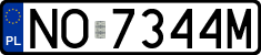 License plates of Poland, Regular car plates