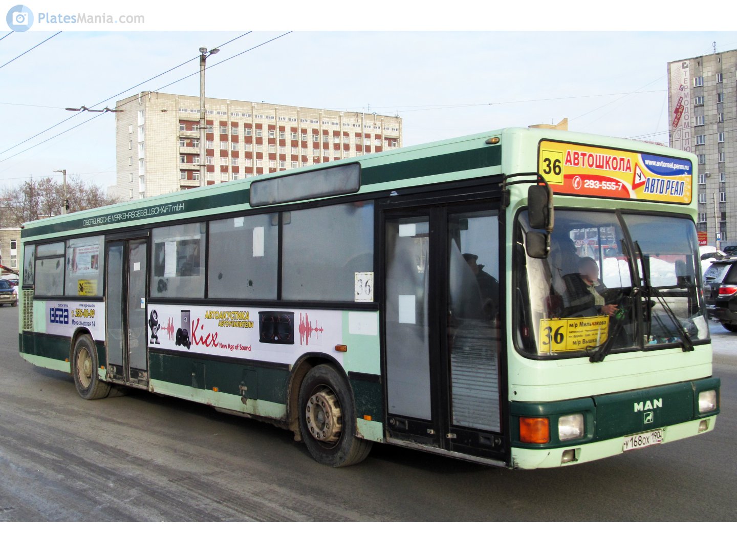 у 168 ох 190, MAN EL 