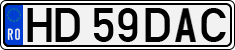 License plate of Romania, Regular plates