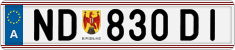 License plate of Austria, Regular plates