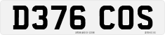 License plate of the United Kingdom, 1983 year system