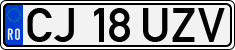 License plate of Romania, Regular plates