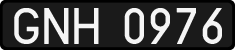 License plates of Poland, 1976 year system