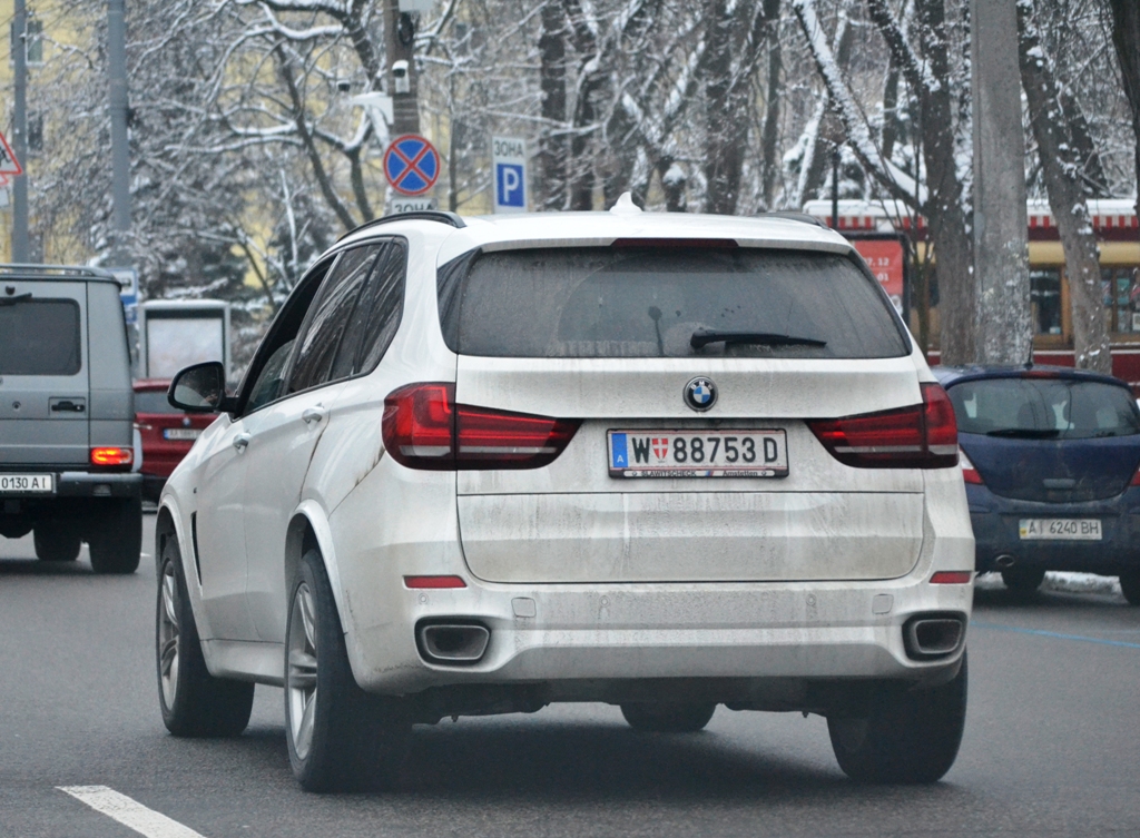 W 88753 D, BMW X5 3rd gen (F15), 2013–2018