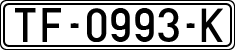 License plates of Spain, 1971 year series