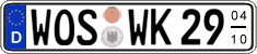 German license plate, Seasonal plates