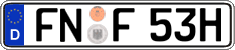 German license plate, Plates for oldtimers (type 