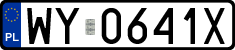 License plates of Poland, Regular car plates