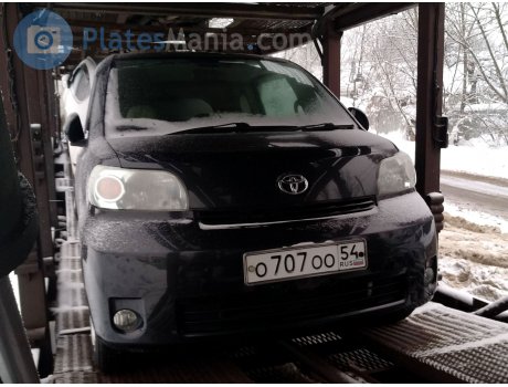о707оо54, Toyota Porte