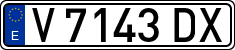 License plates of Spain, 1971 year series