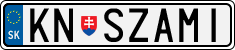 License plate of Slovakia, Vanity Plates