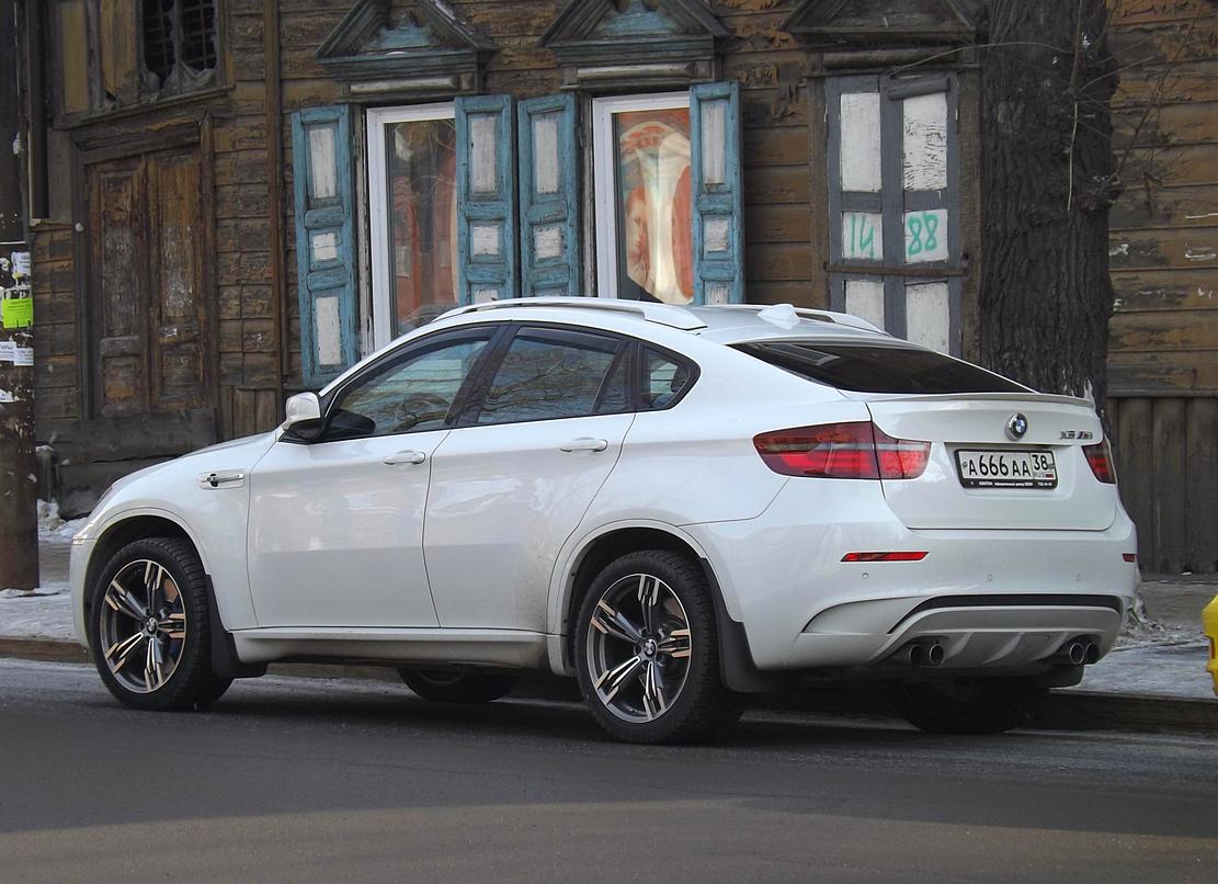а 666 аа 38, BMW X6M 1st gen (E71), 2009–2014