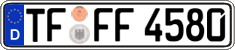 German license plate, Regular plates