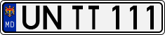 License plate of Moldova, Cars (1992)