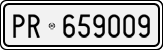 License plate of Italy, Cars (1927 year series)