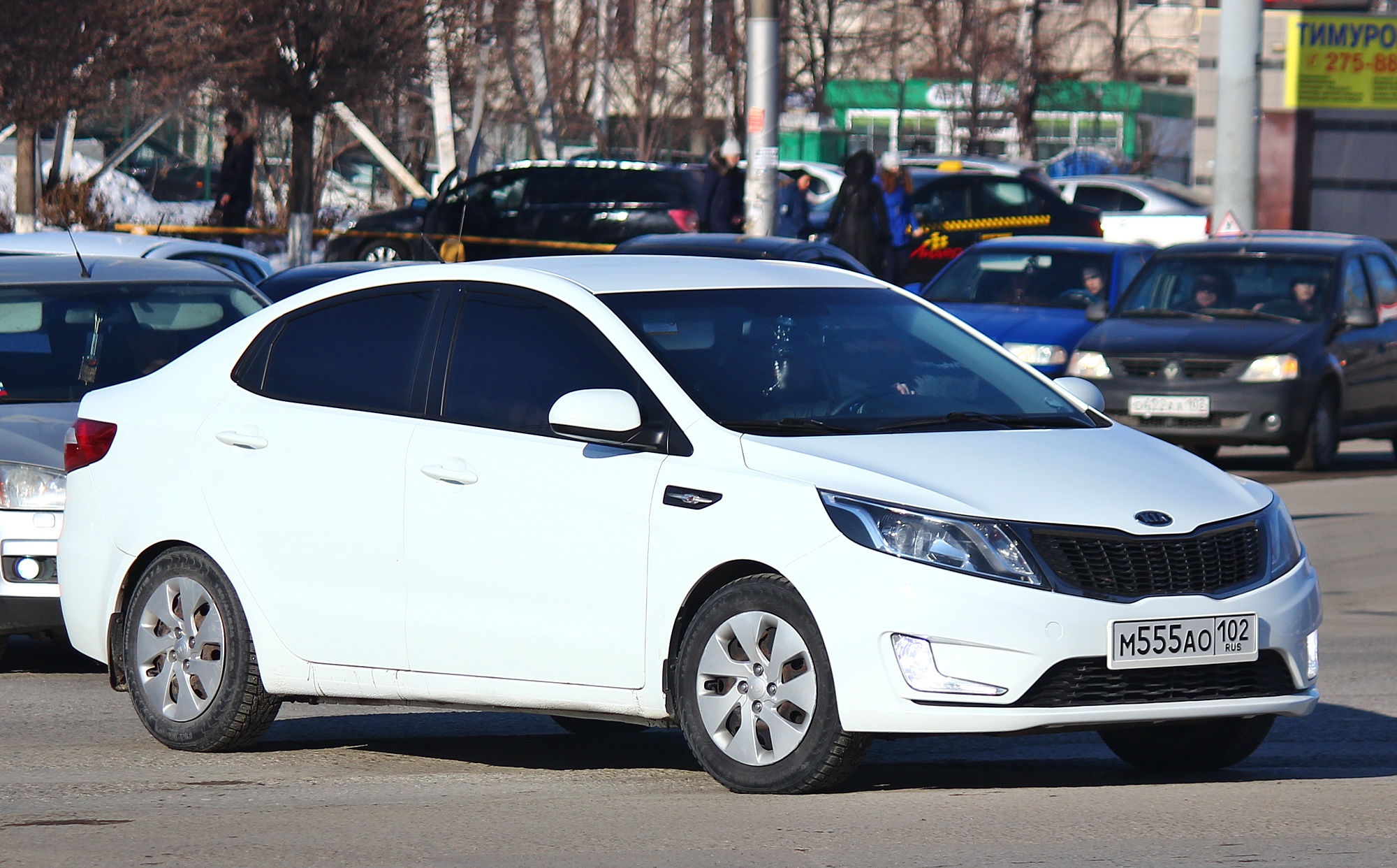 м 555 ао 102, Kia Rio 3rd gen Sedan (QB; CIS-market), 2011–2015