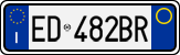 License plate of Italy, Cars (1994 year series)